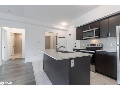 105-4 Spice Way Suite 105 Way, Barrie, ON - Indoor Photo Showing Kitchen With Stainless Steel Kitchen With Double Sink