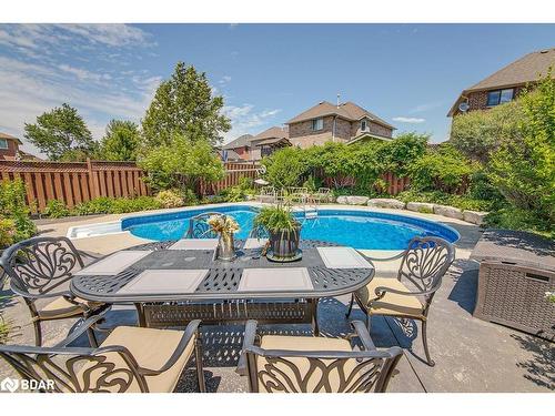 52 Taylor Drive, Barrie, ON - Outdoor With In Ground Pool With Deck Patio Veranda With Backyard