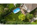 32 Silvercreek Crescent, Barrie, ON  - Outdoor With Above Ground Pool With View 