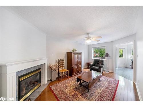 9 Brown Wood Drive, Barrie, ON - Indoor Photo Showing Living Room With Fireplace