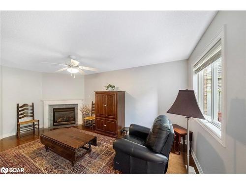 9 Brown Wood Drive, Barrie, ON - Indoor Photo Showing Living Room With Fireplace