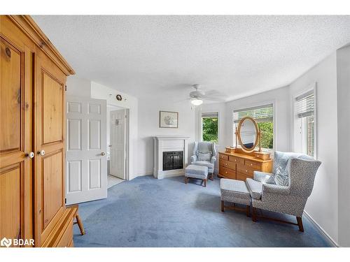 9 Brown Wood Drive, Barrie, ON - Indoor Photo Showing Living Room With Fireplace