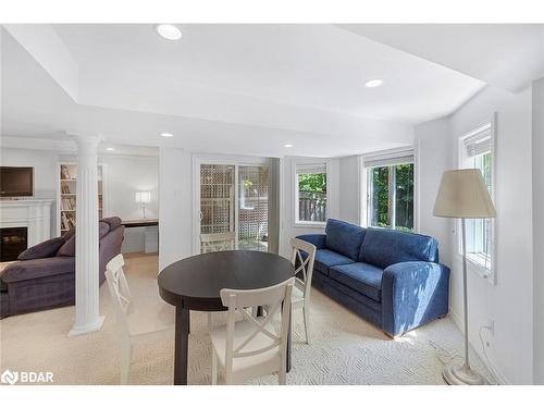 9 Brown Wood Drive, Barrie, ON - Indoor Photo Showing Living Room With Fireplace