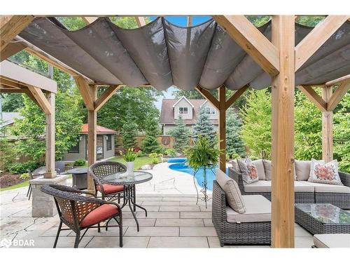 92 Nelson Street, Barrie, ON - Outdoor With In Ground Pool With Deck Patio Veranda With Exterior