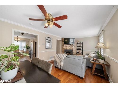 734 Candaras Street, Innisfil, ON - Indoor Photo Showing Living Room With Fireplace