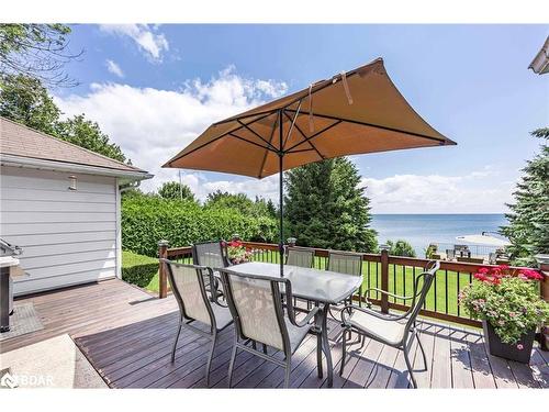 1125 Woodland Drive, Oro-Medonte, ON - Outdoor With Body Of Water With Deck Patio Veranda With Exterior