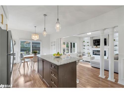 56 Cannery Drive, St. Davids, ON - Indoor Photo Showing Kitchen With Fireplace With Upgraded Kitchen