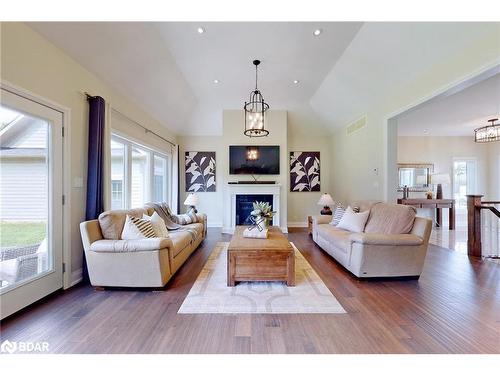 34 Georgian Grande Drive, Oro-Medonte, ON - Indoor Photo Showing Living Room With Fireplace