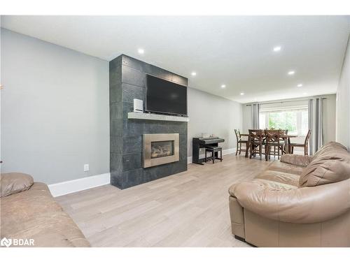 1 Pine Spring, Barrie, ON - Indoor Photo Showing Living Room With Fireplace