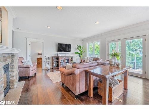 175 Shanty Bay Road, Barrie, ON - Indoor Photo Showing Living Room With Fireplace