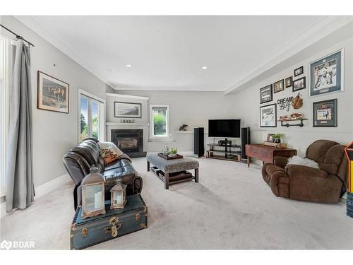 175 Shanty Bay Road, Barrie, ON - Indoor Photo Showing Living Room With Fireplace