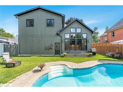 54 Nelson Street W, Alliston, ON - Outdoor With In Ground Pool