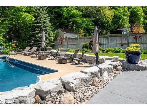 104 Crompton Drive, Barrie, ON - Outdoor With In Ground Pool With Backyard