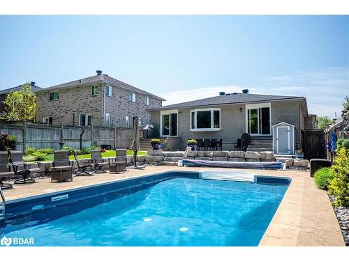 104 Crompton Drive, Barrie, ON - Outdoor With In Ground Pool With Backyard