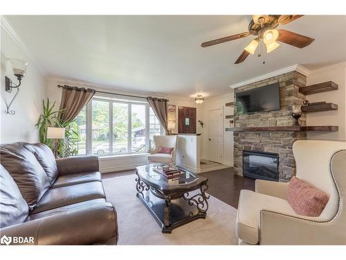 259 Clarke Drive, Peterborough, ON - Indoor Photo Showing Living Room With Fireplace