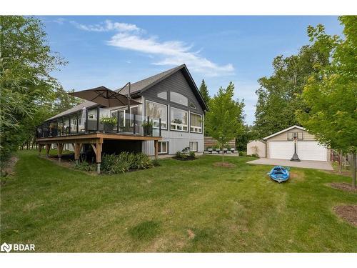 225 Lakeshore Road W, Oro-Medonte, ON - Outdoor With Deck Patio Veranda