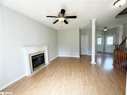 57 Penvill Trail, Barrie, ON - Indoor Photo Showing Living Room With Fireplace