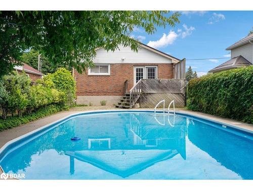 42 Prospect Street, Bowmanville, ON - Outdoor With In Ground Pool With Backyard