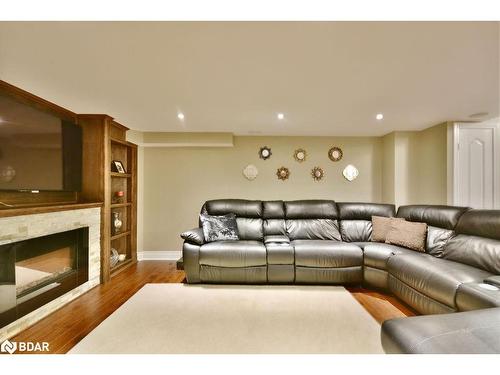 79 Maclaren Avenue, Barrie, ON - Indoor Photo Showing Living Room With Fireplace