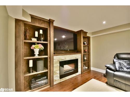 79 Maclaren Avenue, Barrie, ON - Indoor Photo Showing Living Room With Fireplace