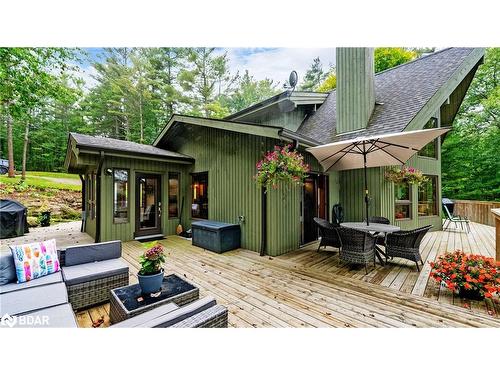 3413 Flat Rapids Lane, Severn, ON - Outdoor With Deck Patio Veranda With Exterior