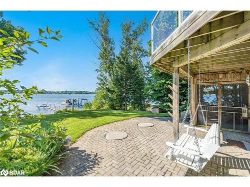 281 Puddicombe Road, Midland, ON - Outdoor With Body Of Water With Deck Patio Veranda