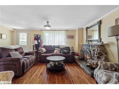 3098 Given Road, Cooksville, ON - Indoor Photo Showing Living Room With Fireplace