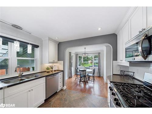 56 South Street, Orillia, ON - Indoor Photo Showing Kitchen With Double Sink