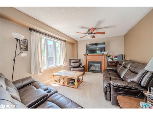 31 Megan Crescent, Barrie, ON - Indoor Photo Showing Living Room With Fireplace