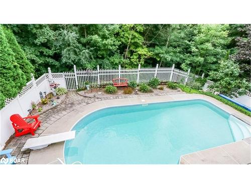 156 Columbia Road, Barrie, ON - Outdoor With In Ground Pool With Backyard