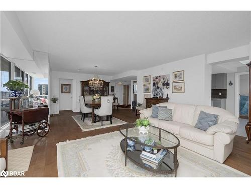 1203-65 Ellen Street, Barrie, ON - Indoor Photo Showing Living Room