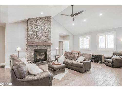 140 Centre Road, Madoc, ON - Indoor Photo Showing Living Room With Fireplace