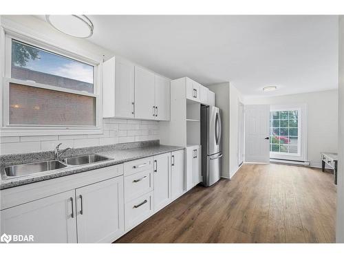 105 Toronto Street, Barrie, ON - Indoor Photo Showing Kitchen With Double Sink