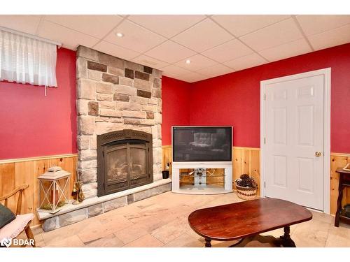 263 Dock Road, Barrie, ON - Indoor Photo Showing Living Room With Fireplace