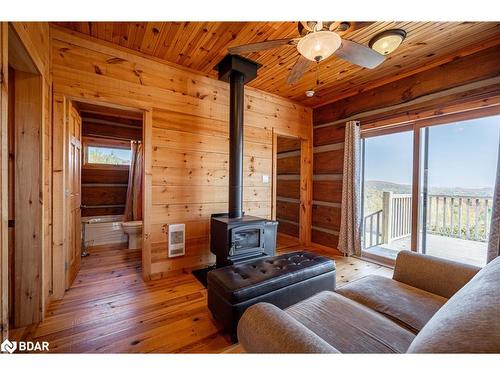 442 Holland Lake Road, Bancroft, ON - Indoor Photo Showing Living Room With Fireplace