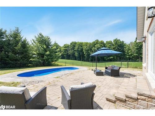 2140 Old Second Road S, Midhurst, ON - Outdoor With In Ground Pool With Deck Patio Veranda With Backyard