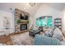 28 Heron Boulevard, Minesing, ON  - Indoor Photo Showing Living Room With Fireplace 