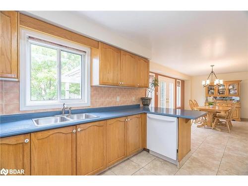 19 Sumac Street, Barrie, ON - Indoor Photo Showing Kitchen With Double Sink