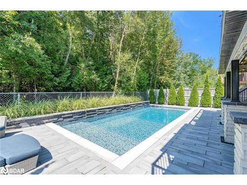 52 Thicketwood Avenue, Barrie, ON - Outdoor With In Ground Pool With Deck Patio Veranda With Backyard