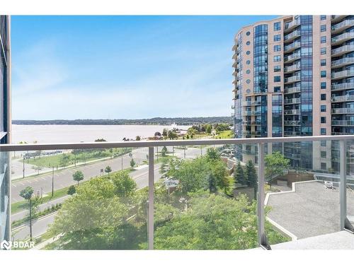 707-33 Ellen Street, Barrie, ON - Outdoor With Body Of Water With Balcony With View