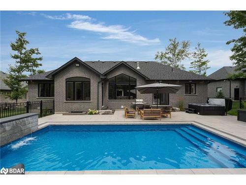 10 Walter James Parkway, Snow Valley, ON - Outdoor With In Ground Pool With Deck Patio Veranda