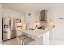 45 Pennell Drive, Barrie, ON  - Indoor Photo Showing Kitchen With Stainless Steel Kitchen With Double Sink With Upgraded Kitchen 