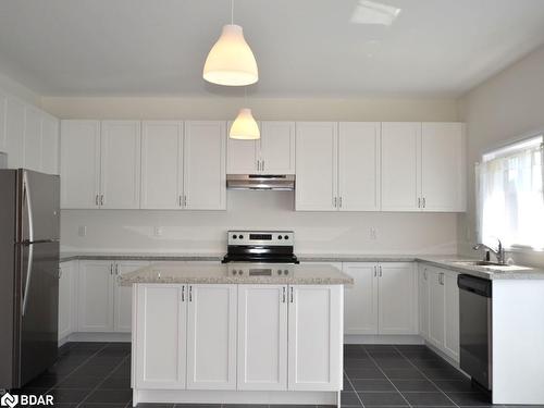 1001 Wickham Road, Innisfil, ON - Indoor Photo Showing Kitchen With Stainless Steel Kitchen