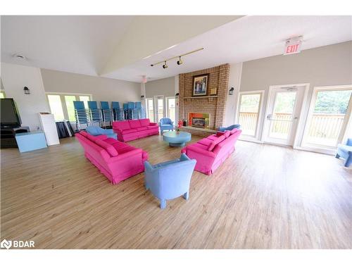 37 Loggers Run, Barrie, ON - Indoor Photo Showing Living Room With Fireplace