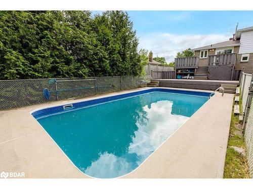 101 Bayview Drive, Barrie, ON - Outdoor With In Ground Pool With Backyard