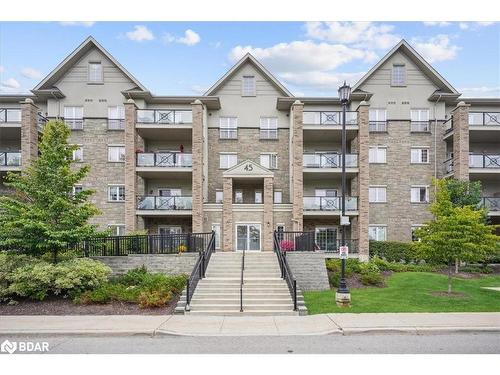 408-45 Ferndale Drive S, Barrie, ON - Outdoor With Balcony With Facade