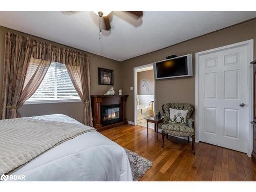 84 Kingsridge Road, Barrie, ON - Indoor Photo Showing Bedroom With Fireplace