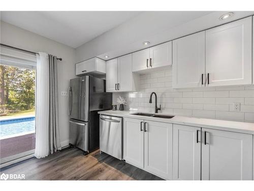 383 Codrington Street, Barrie, ON - Indoor Photo Showing Kitchen With Double Sink