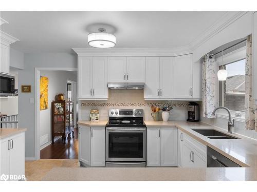 210 Anne Street N, Barrie, ON - Indoor Photo Showing Kitchen With Double Sink