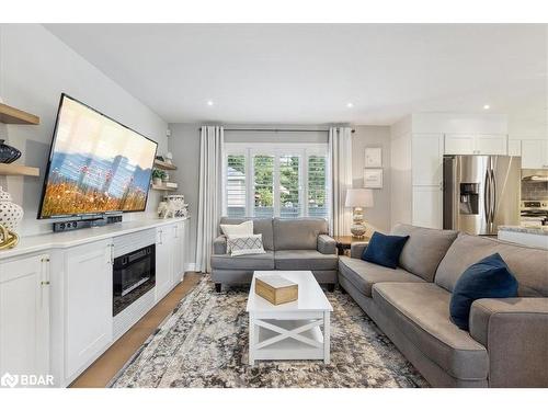 12 Parkwood Drive, Wasaga Beach, ON - Indoor Photo Showing Living Room With Fireplace